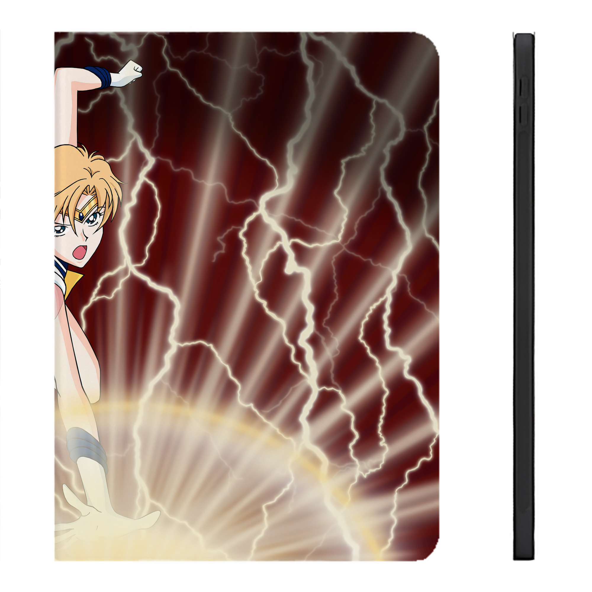 （画像用） 美少女戦士セーラームーン Sailor Moon IPadケース ペンホルダー付き ブックスタイルデザイン